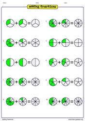 Logo for the game: Adding Fraction Circles