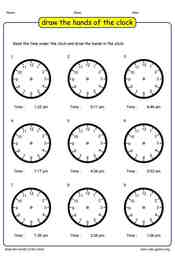 Logo for the game: Draw Hands on the Clock